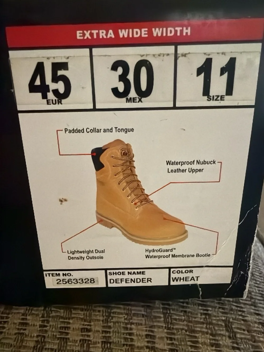 Brahma Wheat Suede Work Boot with Black Collar